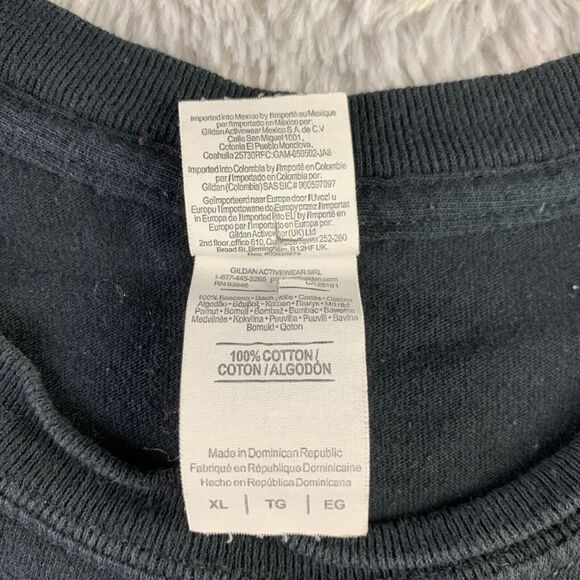 Oklahoma State Cowboys Shirt Mens Extra Large Black Orange Pistols Firing OSU - Picture 8 of 10